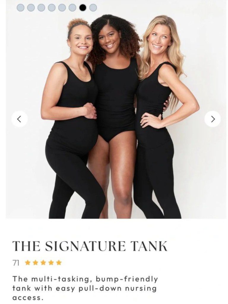 Larken The Signature Tank In Black Size M — image 4 of 8